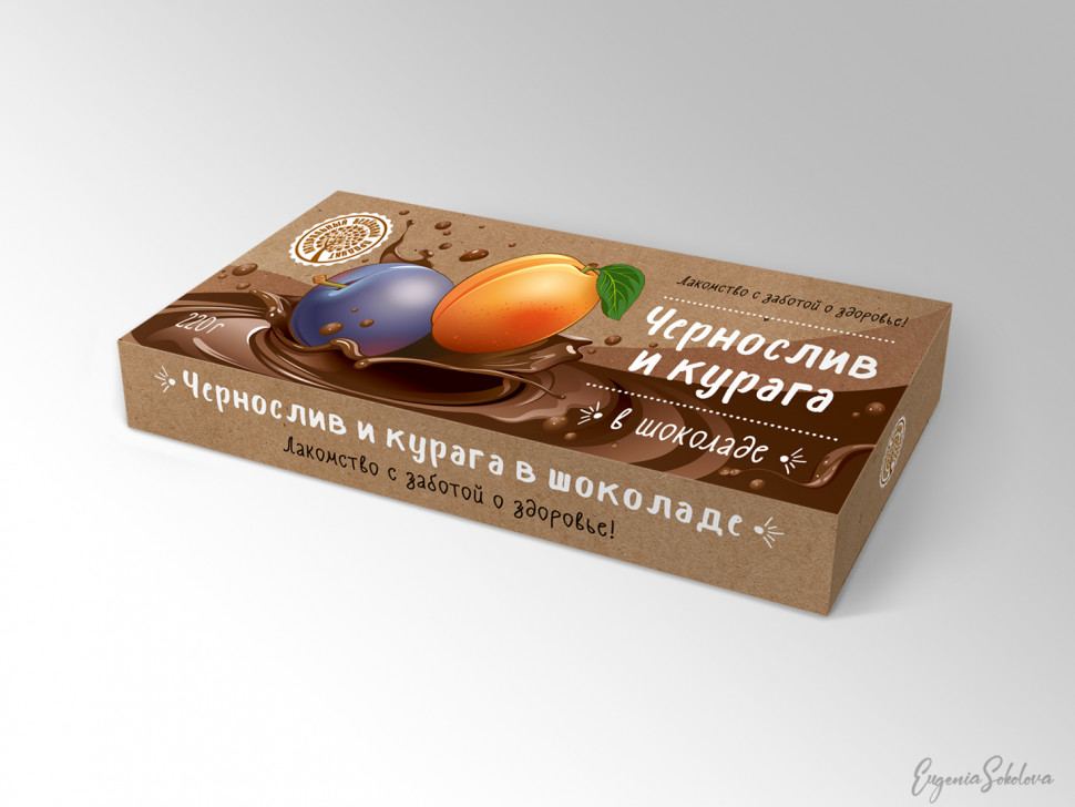  Чернослив и курага в шоколаде, 220г в Воткинске