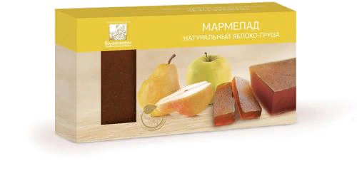 Мармелад пластовый 210г ЯБЛОКО-ГРУША в Воткинске