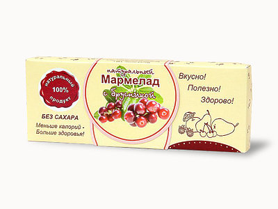 №2 Мармелад натуральный "Брусника" 140г в Воткинске