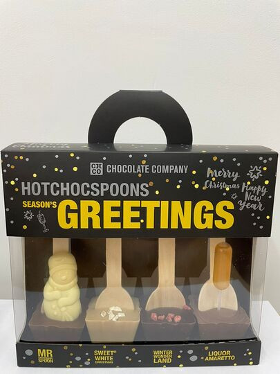 №1 Набор шоколадных ложек «SEASON`S GREETINGS» (4 ложки по 50 гр), 200гр в Воткинске