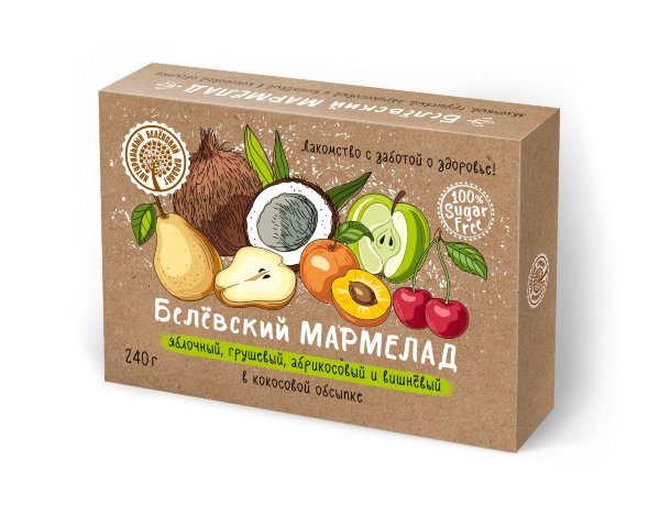 №2 Мармелад белевский на фруктозе 240г  в Воткинске