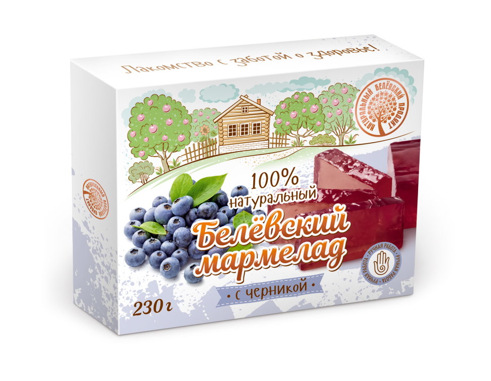  Мармелад белевский "Черника" 230г в Воткинске